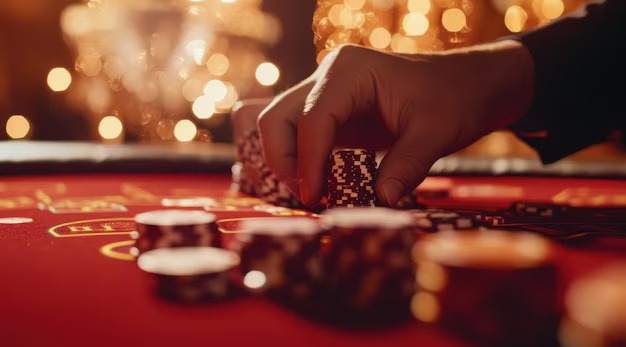 Three Card Poker live-dealer table